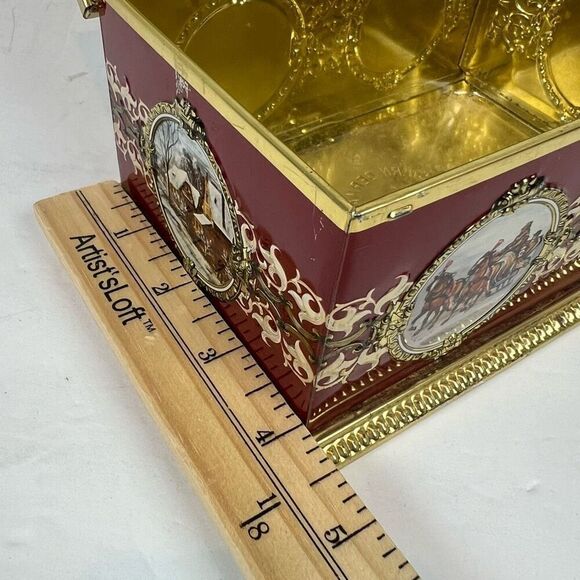 Vintage Decorative Tin Boxes Made in Western Germany Victorian - Picture 3 of 13